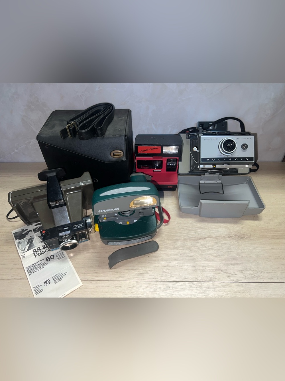 Vintage Polaroid Camera Lot Bundle | Untested